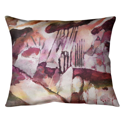 Oreiller avec coussin lombaire avec pluie paysage