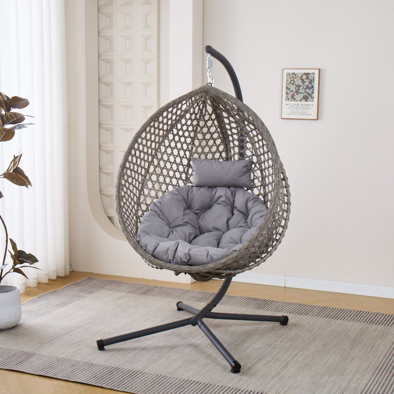 Charco Porch Swing with Canopy, Grey