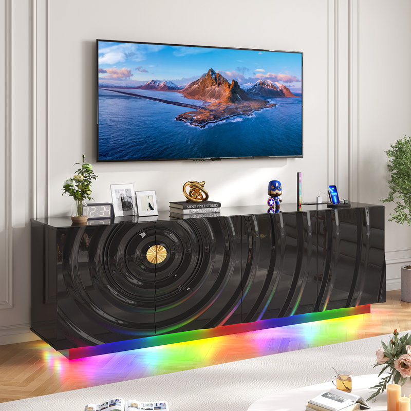 TV Stand for TVs up to 65", Black