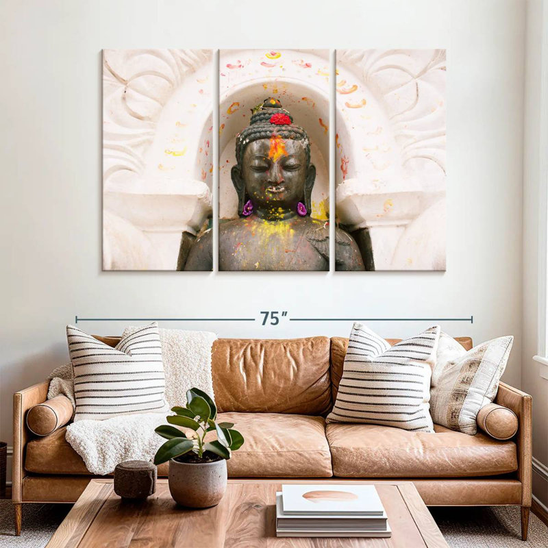 Adella Gautama Statue, 42" H x 65" W