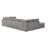 Arvill Amuri 129'' Wide Symmetrical Modular Corner Sectional with Ottoman-246711780