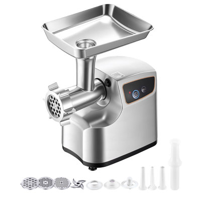 Electric Meat Grinder, 5 Lbs/Min Capacity, #8 Meat Mincer with 3 Grinding Plates, 3 Sausage Stuffing Tubes & Kubbe Kit, 700W/0.77HP Sausage Stuffer Maker for Home Kitchens, ETL Listed