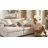 Alberto 118"W Modern Cloud Down Filled Oversized Sectional Couches with Three Ottomans-36096613