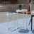 Frakes 22.75" W x 12" D Oval Iron Nesting Outdoor Side Tables with Terrazzo Top (Set of 2)