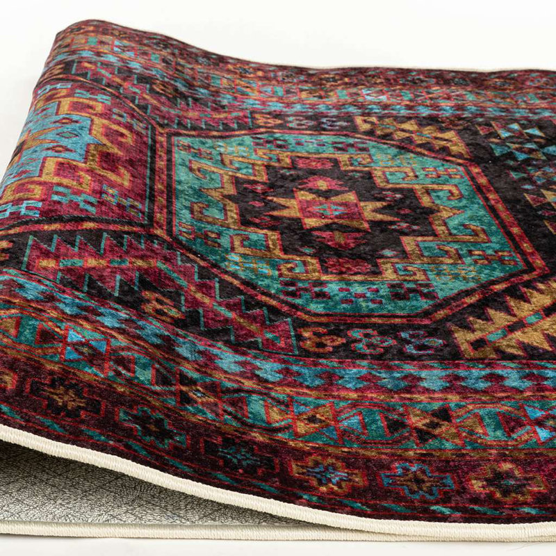 Tapis lavable antidérapant Alfa Rich Tashyra, Tapis de couloir 2 pi 11 po x 4 pi 11 po