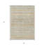 Tapis intérieur lavable rayé 5 pi x 8 pi sauge