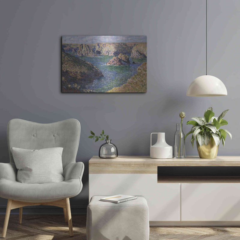 "Port-Domois, Belle-Isle" par Claude Monet, H 16 po x l 24 po