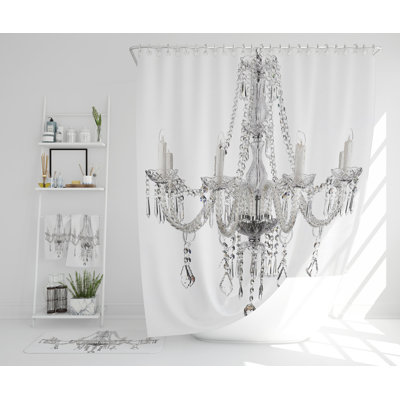 Natala Polyester Shower Curtain Set