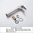 Single-handle Bathroom Faucet with Drain Assembly-129257943