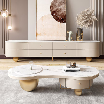 Italian style TV stand and coffee table