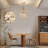 Single Dimmable Gold Crystal Chandelier