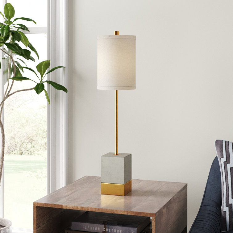 Tregre 30" Gray/Gold Buffet Table Lamp