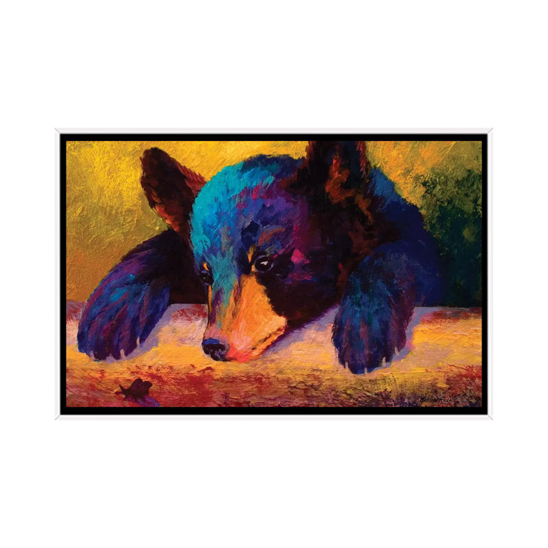 Chasing Bugs 1 Piece Painting on Canvas, 101.6 cm H x 66.04 cm W, White Framed