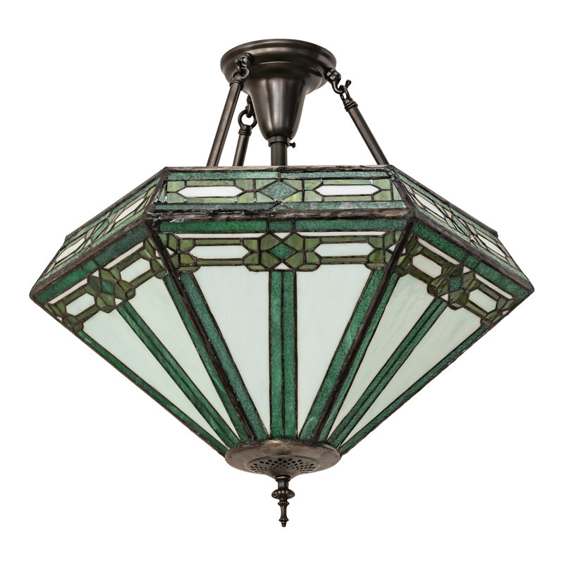 3 - Light Semi Flush Mount