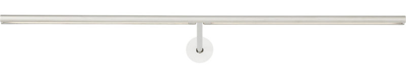 Plural Dome Picture Light, 0.5" H x 24" W x 8.9" D, Polished Nickel, 17.4