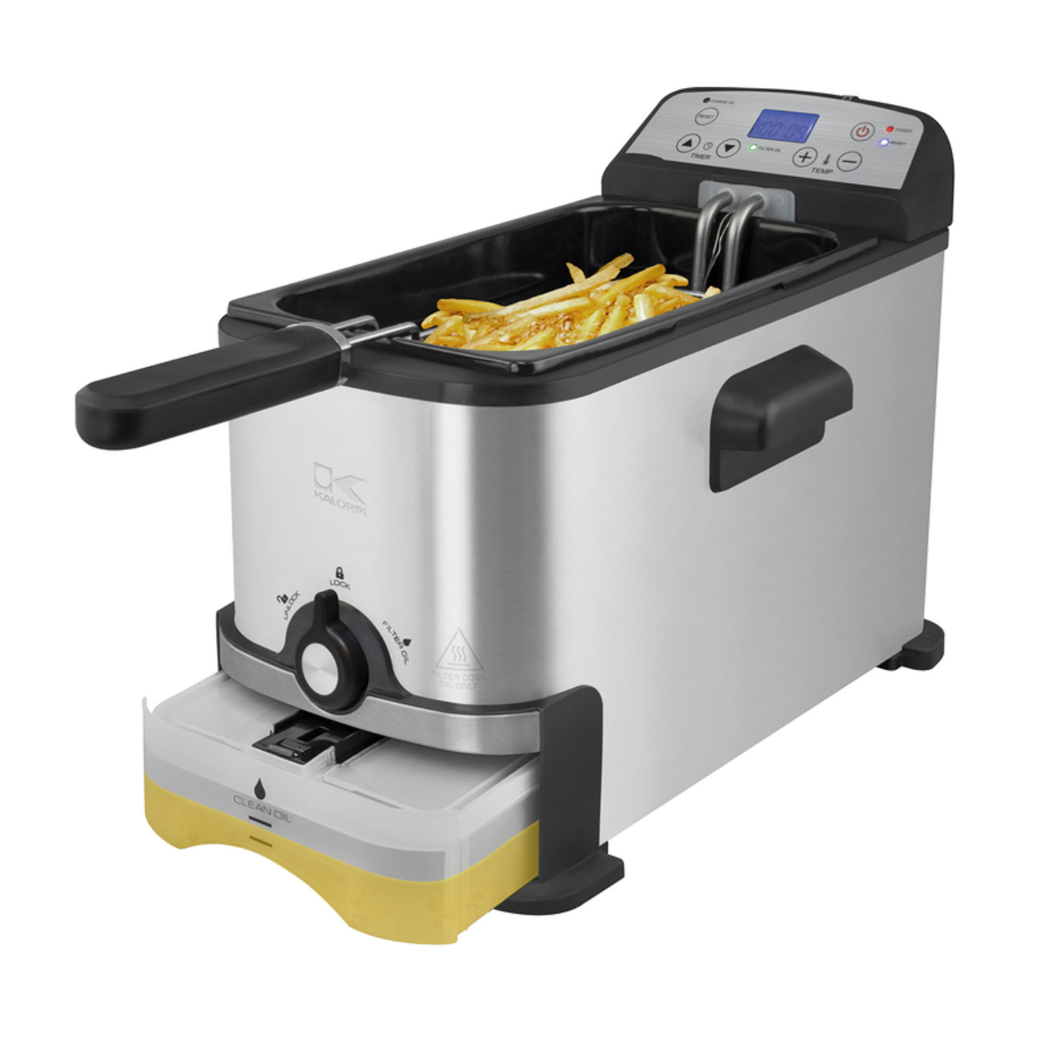 Kalorik 3 Liter Digital Deep Fryer with Oil Filtration & Reviews Wayfair