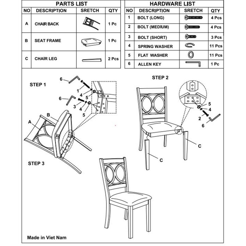 Ensemble de chaises de salle à manger de style transitionnel classique 2 pièces avec finition espresso, cadre en bois et revêtement brun confortable pour un repas élégant