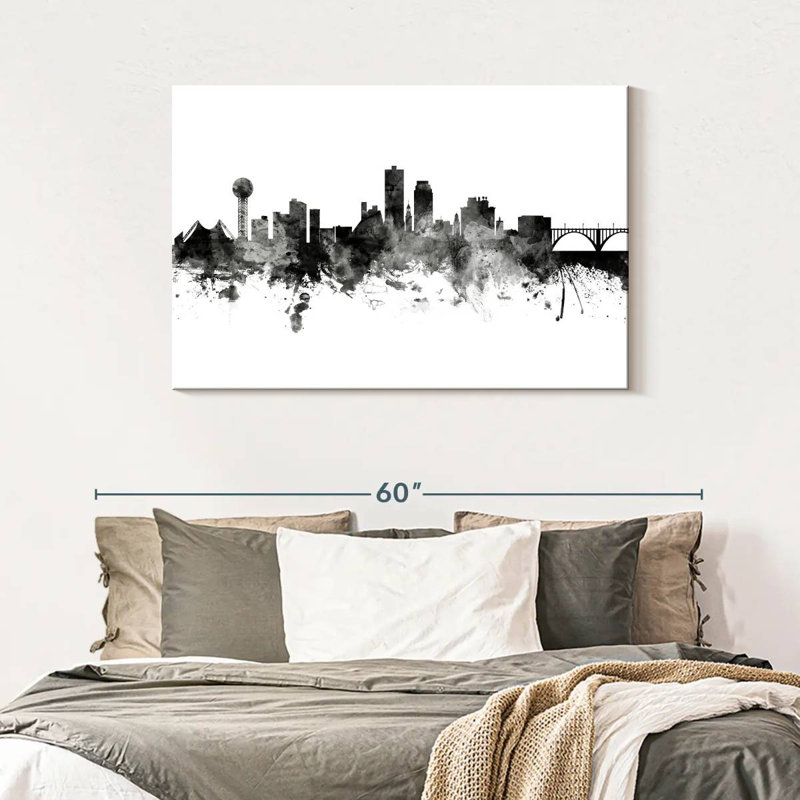Knoxville, Tennessee Skyline II, H 30 po x l 45 po