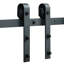Ensemble de quincaillerie de porte de grange simple en acier noir simple standard-92408488