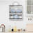 3 Tier Wall Display Wood  Shelf Rack For Plate