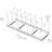 Metal Rectangle Countertop / Cabinet Pot Rack-499709461