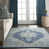 Ivory White/Navy Blue
