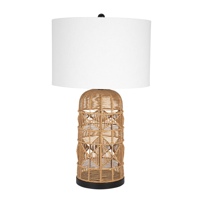 Acxel 29" Natural Rattan Table Lamp