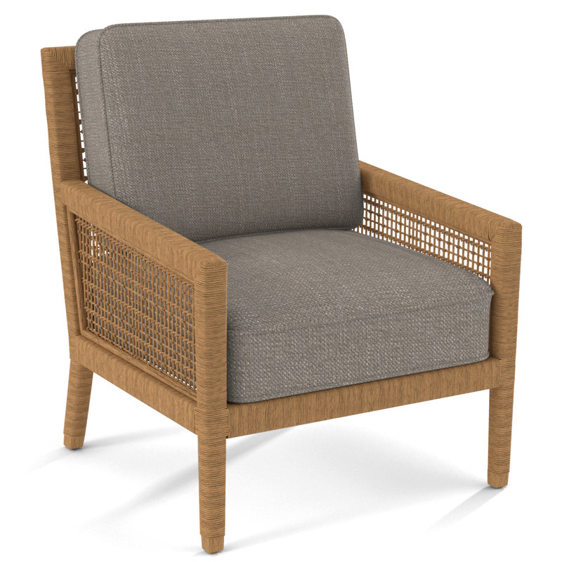 Harper 28" Wide Armchair, Honey, Stone Crypton Performance; 0884-83