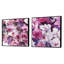 Craton - Ensemble de 2 collages carrés floraux-101865331-101865332