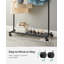 Mcvay 92.5cm Rolling Clothing Rack