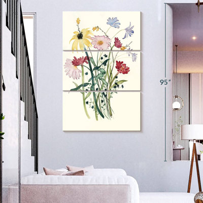 Harnek, aquarelle de fleurs sauvages I