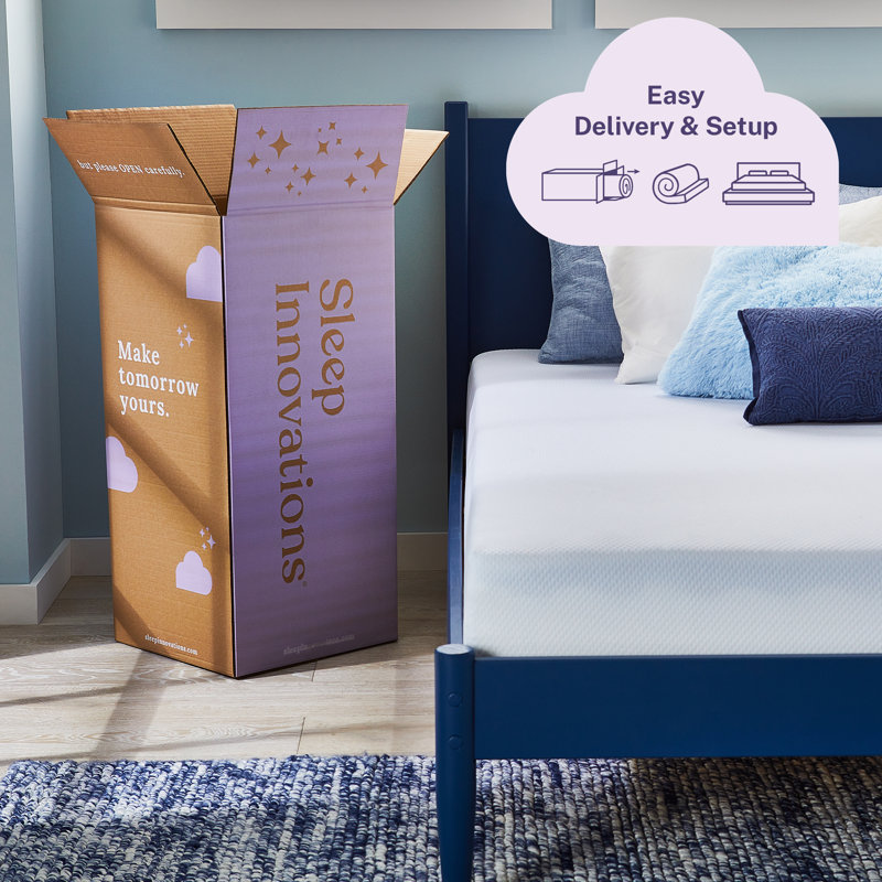 King White Gel Memory Foam Adjustable Bed Mattress