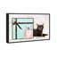 Cat Glam Blue Box - impression sur toile-58872890-58872891