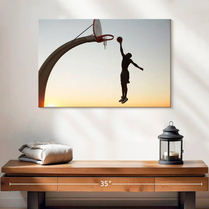 Sunset Slam Dunk, H 16 po x l 24 po