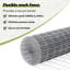 80cm H x 2500cm W Powder-Coated Steel Border Fencing-145904640-145904652
