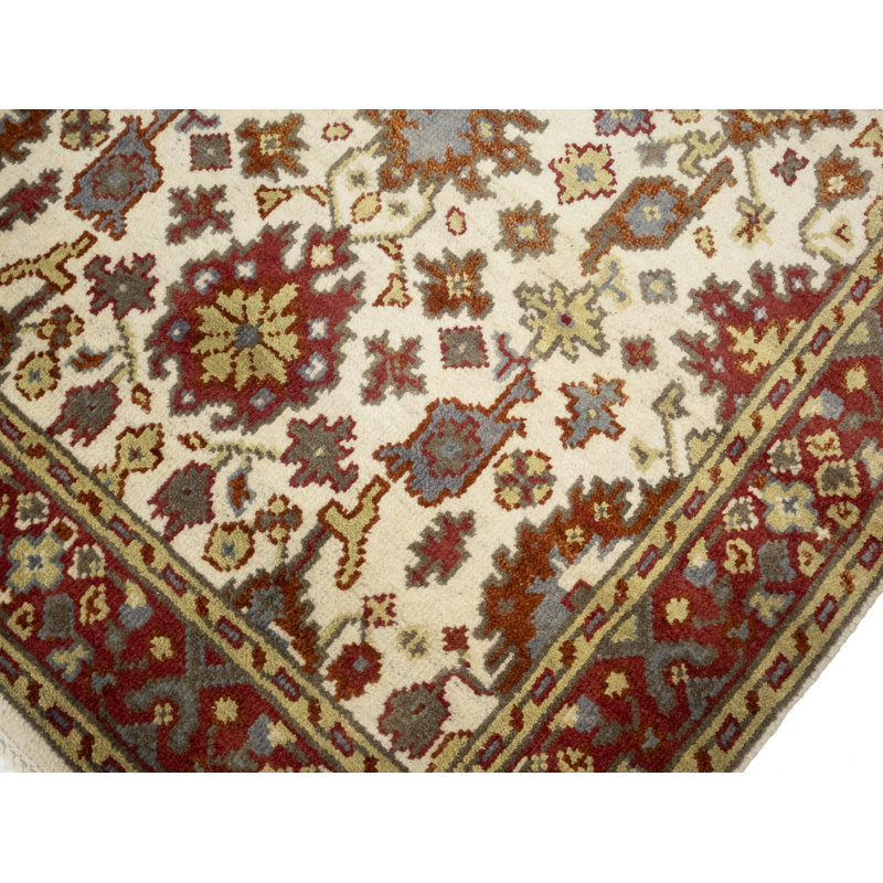 Tapis crème crème Oushak