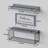Wall Mounted Floating Shelves with Wall Décor Sign-505351077