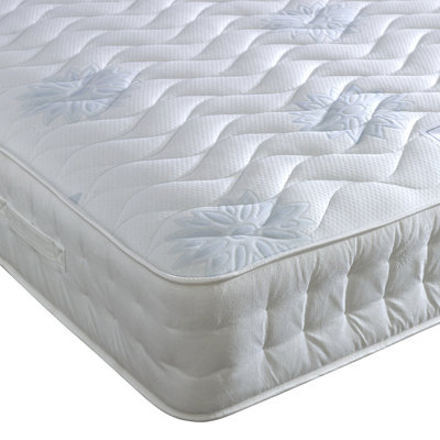Bateman Upholstered UK King - DE 150 X 200 Cm Bed with Mattress