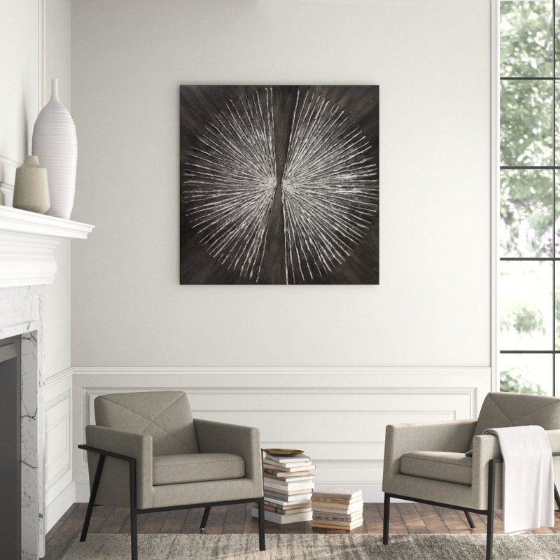 Night Breeze Glitter Painting by Beverly Fuller, Hand Painting with Glitter