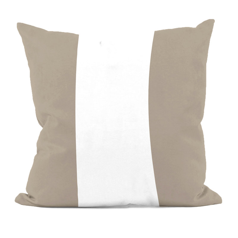 Square Pillow Cover & Insert, 20" x 20", Flax