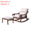 Chaise berçante en bois massif American Style