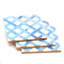 Ensemble de sous-verres carrés blancs et bleus, 4 x 4 po, accessoires de table élégants et protecteurs