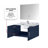Bath Vanity With Faucet Set And LED Mirror-883566427