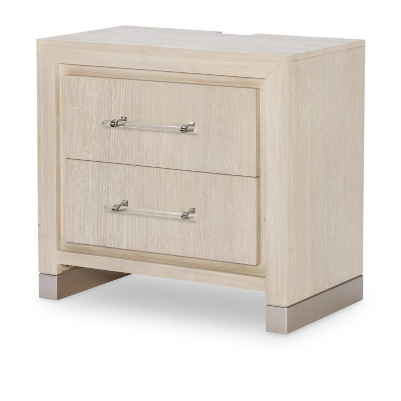Table de chevet 2 tiroirs Banji
