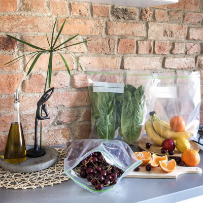 Zipper Bags Various Sizes Freezer Bags Variety Pack 50 Gallon 50 Quart 100 Sandwich Snack And 200 Total