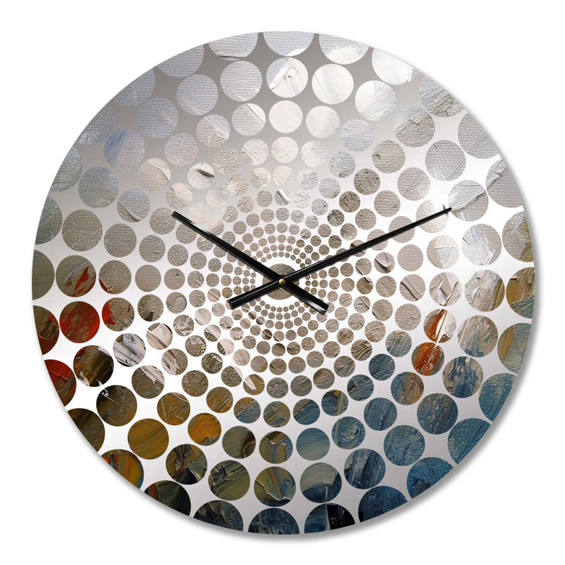 Lynetta - Horloge murale peinture abstraite, Petit