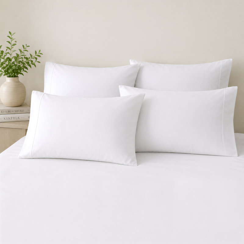 6-Piece Premium Deep Pockets Microfiber Sheet Set, California King, White