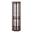 Corner Glass Cabinet Lighted Curio Cabinet Corner Display Case For Living Room-729862100