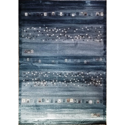 Tapis bleu foncé Latisha