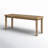 Carveth 44'' Wide Herringbone Solid Wood Rustic Style Dining & Entryway Bench-56712771